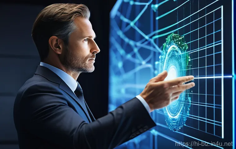 ERP 시스템 - **Prompt:** A diverse team of five business professionals—three men and two women of varying ethnici...