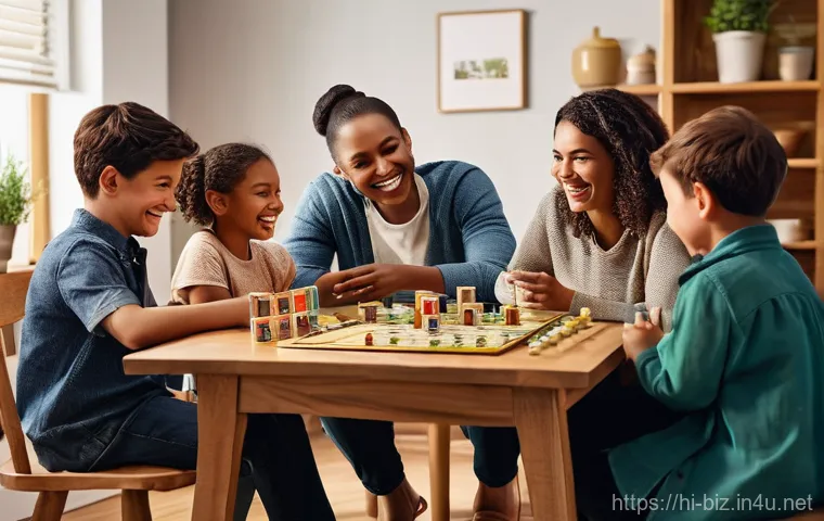 마케팅 커뮤니케이션 - **Prompt:** A heartwarming scene depicting a diverse group of people, including adults and children ...