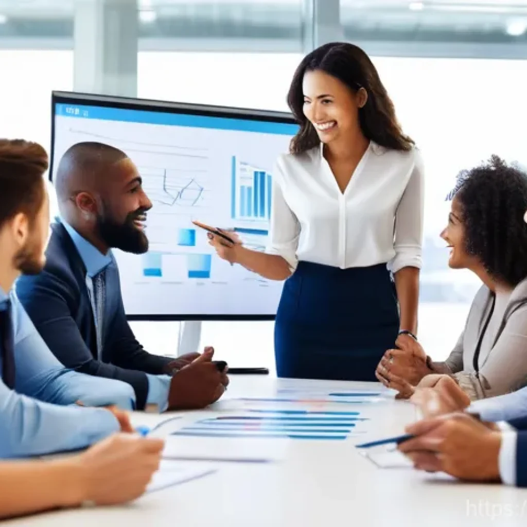 조직 개발 - Inspiring Leadership and Team Growth**

A vibrant, professional photograph of a diverse team (men an...