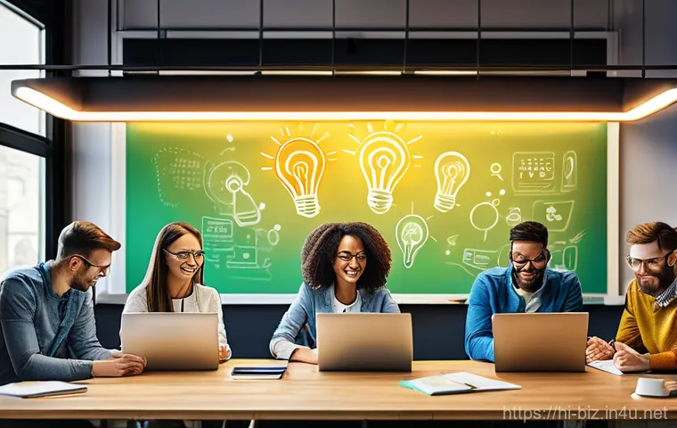 조직 개발 - Inspiring Leadership and Team Growth**

A vibrant, professional photograph of a diverse team (men an...