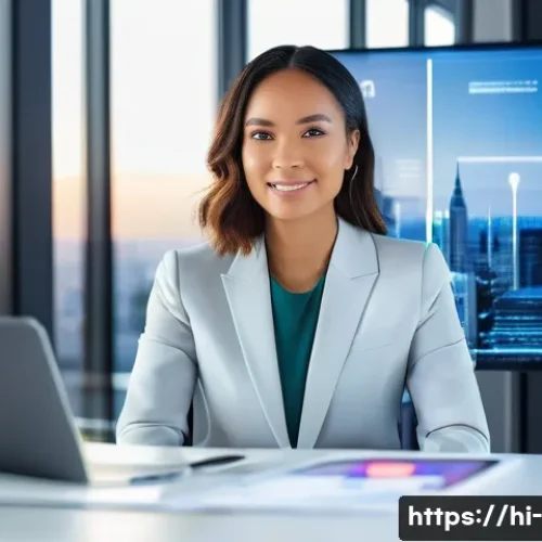 마케팅 전략 - **AI-Powered Marketing: Strategic Insight and Efficiency**
    "A professional digital marketer, a w...