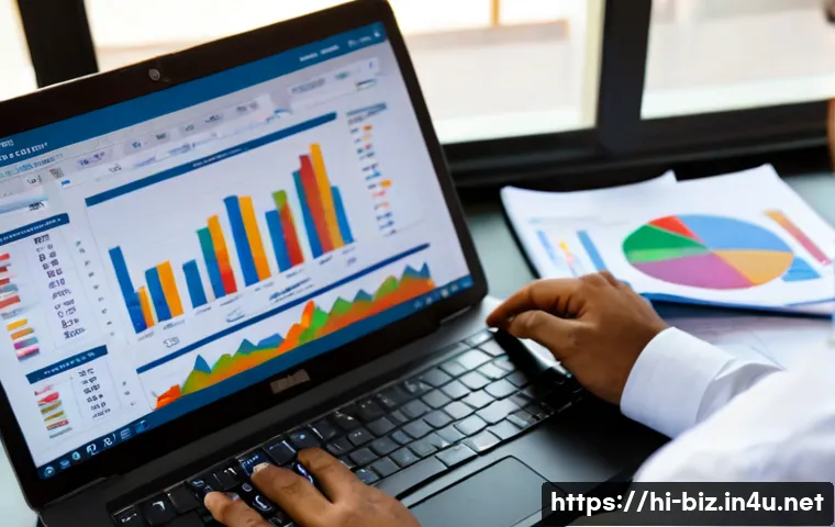 Home 30 재무 제표 분석 - Photorealistic Indian financial analyst reviewing colorful bar charts and balance-sheet-style docume...